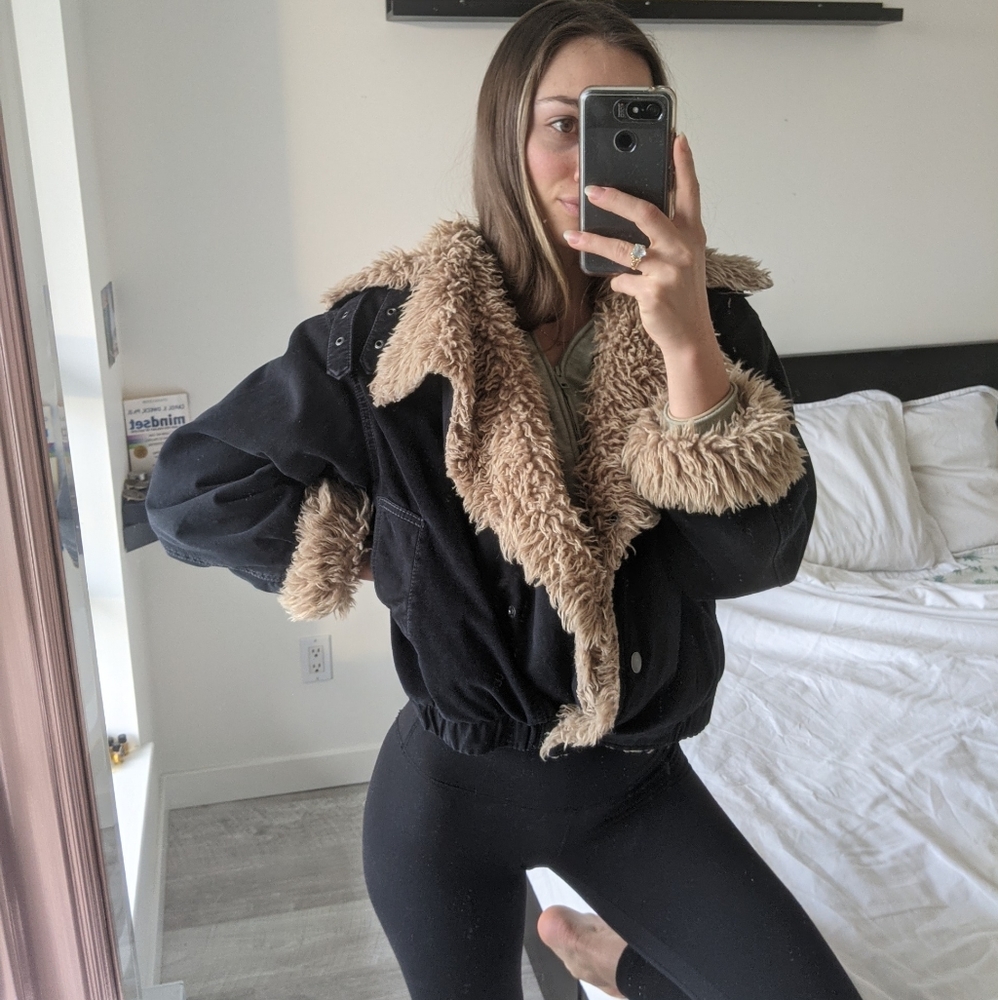 Free people sherpa coat